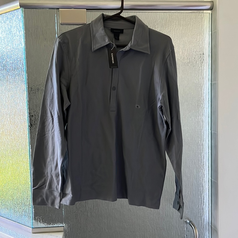 Express shirt. Grey. Medium. New.